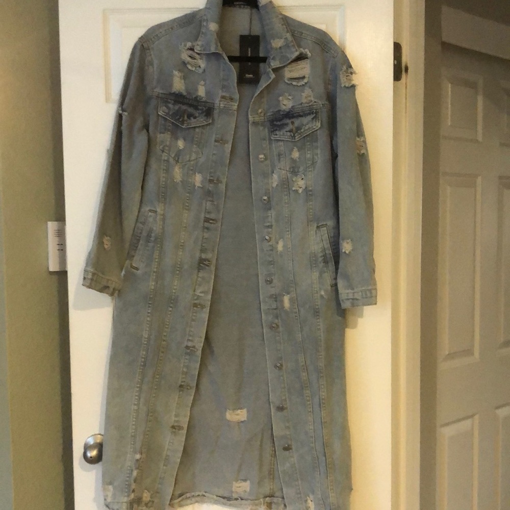 Denim Trench Coat